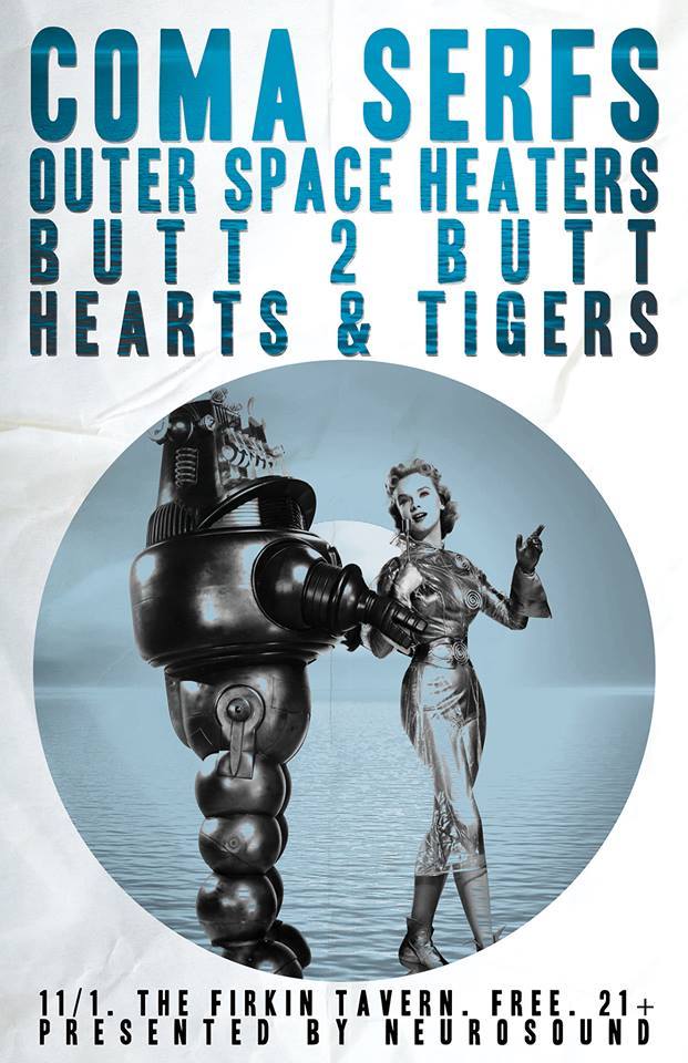 Outer Space Heaters at Firkin Tavern